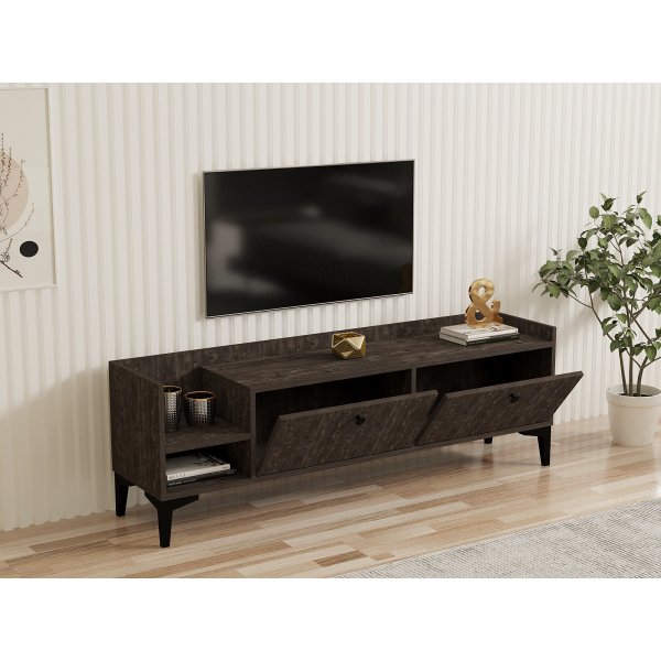 Meuble TV Heflin - Marron