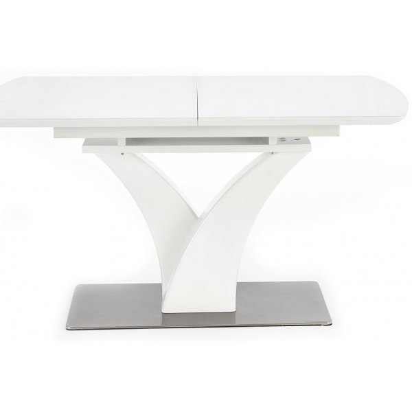 Vos tables à manger 140 à 180 cm - Blanc Haute Brillance Vos tables à manger 140 à 180 cm - Blanc Haute Brillance