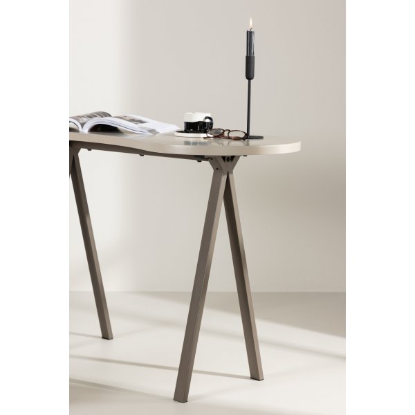 Holmestrand skrivbord 115 x 50 cm - Beige/Brun