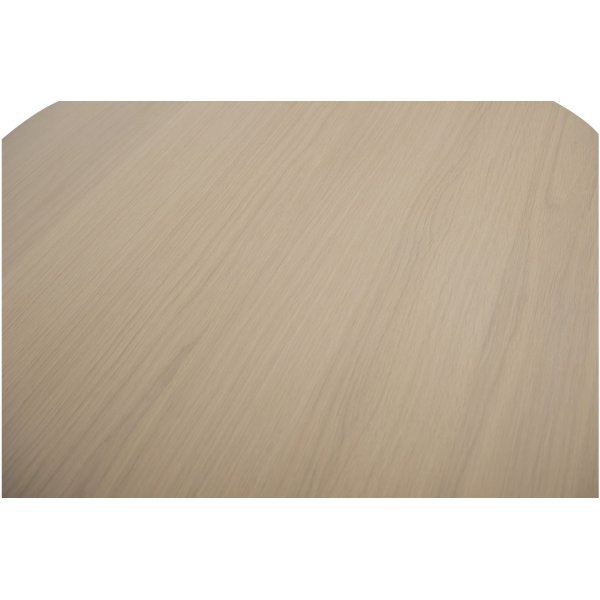 Table basse Kalmar environ 90 cm - Placage chêne pigmenté blanc Table basse Kalmar environ 90 cm - Placage chêne pigmenté blanc