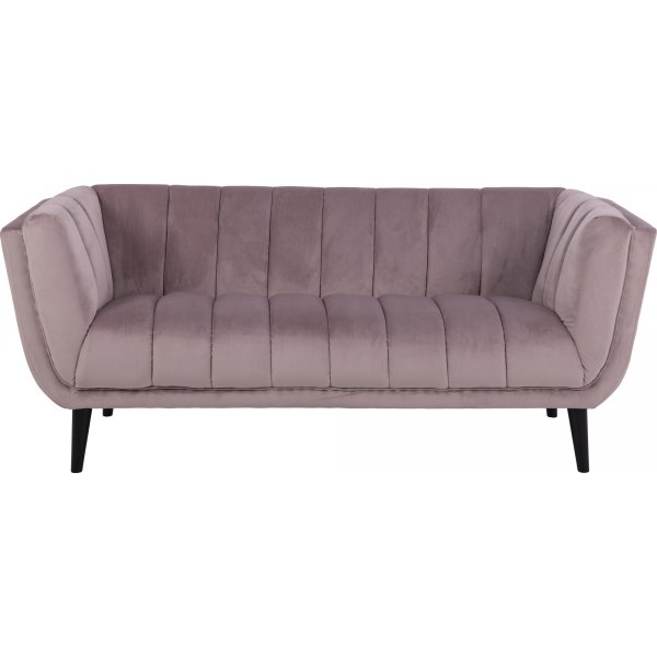 Tampa 2,5-sits soffa - Puderrosa