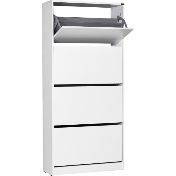 Meuble à chaussures Shock 4 - Blanc Meuble à chaussures Shock 4 - Blanc