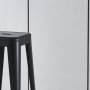 Iris barstol i svart metall - Sitthöjd 77 cm Iris barstol i svart metall - Sitthöjd 77 cm
