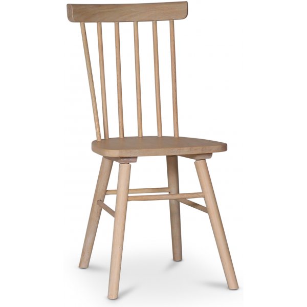 Edge matgrupp; Matbord i vit HPL 240x90 cm med 8 st Orust pinnstolar Whitewash