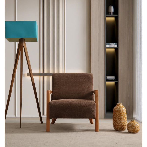 Fauteuil Lyke - Marron Fauteuil Lyke - Marron