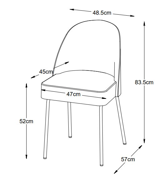 Circus stol i rosa chenille