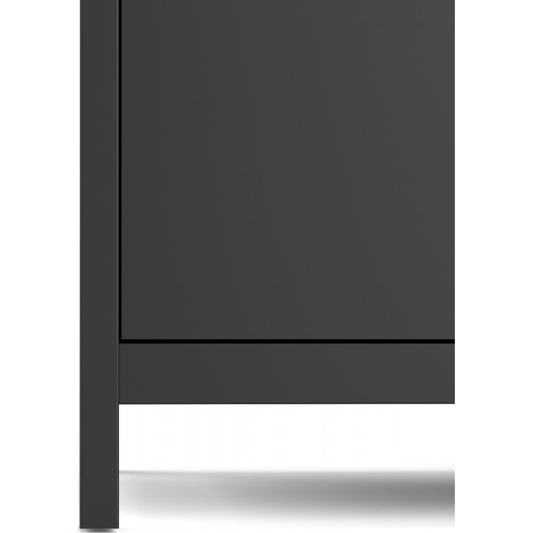 Armoire Madrid à 2 portes - Noir Armoire Madrid à 2 portes - Noir