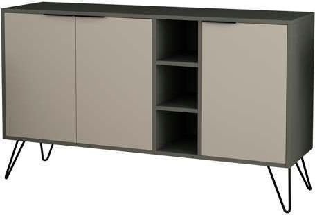 Clara dressoir - Antraciet/licht sude