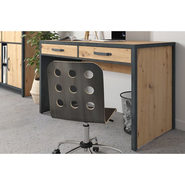 Bureau Weston 120 x 60 cm - Chêne/gris Bureau Weston 120 x 60 cm - Chêne/gris