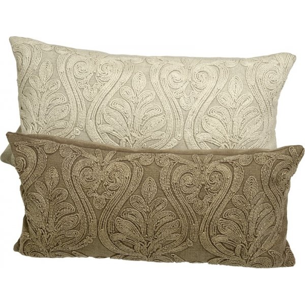 Selma kussenhoes 45 x 90 cm - Bruin