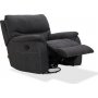 Rom manuell reclinerftlj - Gr tyg