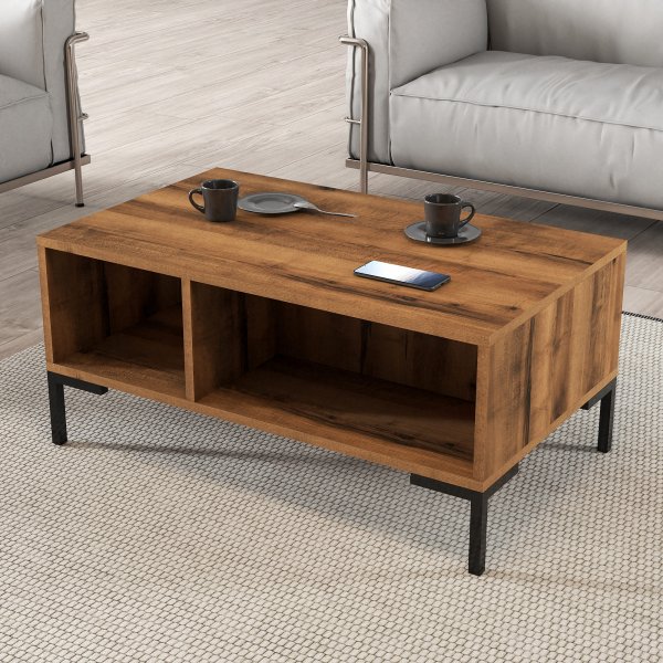 Table basse Aurora 90 x 41,6 cm - Noyer Table basse Aurora 90 x 41,6 cm - Noyer