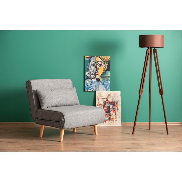 Fauteuil lit Folde - Gris clair Fauteuil lit Folde - Gris clair