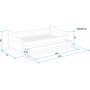Juniorsng Odense 90 cm - Bl/vit