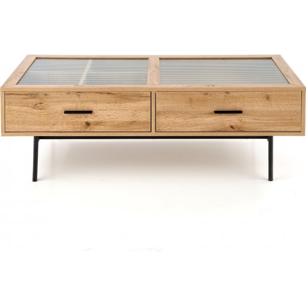 Serenity soffbord 120x 60 cm - Ek/svart Serenity soffbord 120x 60 cm - Ek/svart