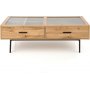 Serenity soffbord 120x 60 cm - Ek/svart