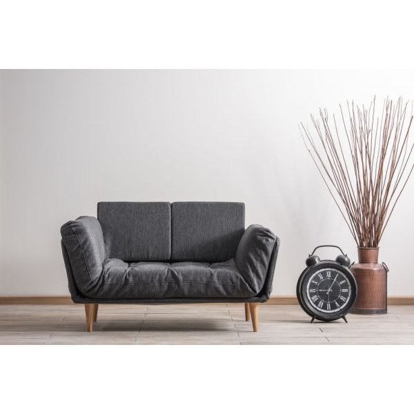 Lundby b�ddsoffa - M�rkgr�