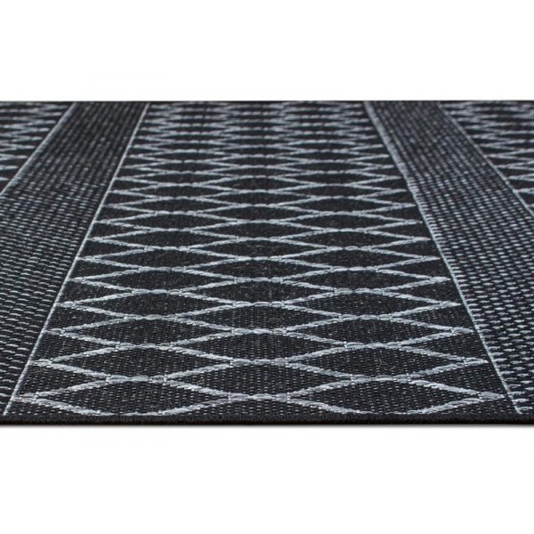 Flatvävd / slätvävd matta Strasbourg - Svart Flatvävd / slätvävd matta Strasbourg - Svart