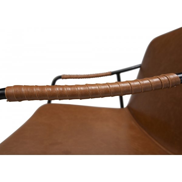 Fauteuil Boto - PU marron clair Fauteuil Boto - PU marron clair