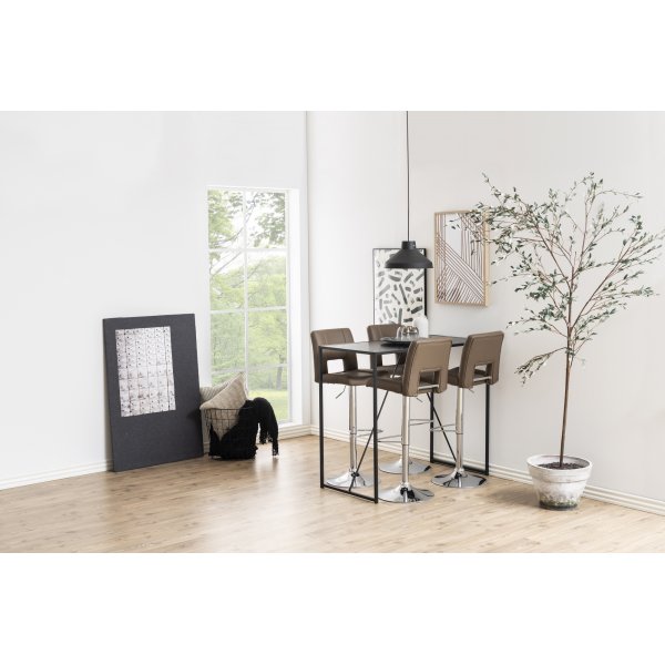 Mange-debout Seaford 120 x 60 cm - Noir