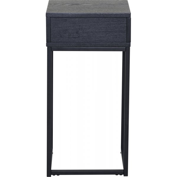 Regal sängbord - Svartlackad askfanér Regal sängbord - Svartlackad askfanér