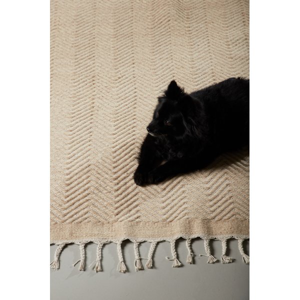 Tapis Loki - Blanc/beige Tapis Loki - Blanc/beige