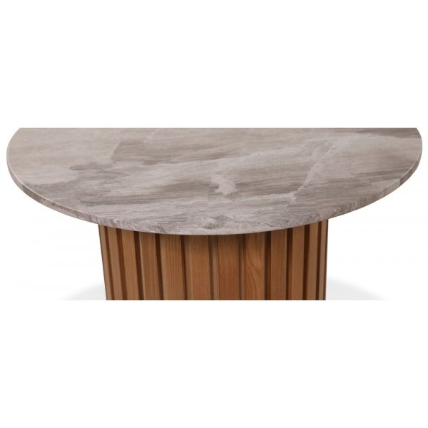 Marmeren salontafel Ø85 cm Marmeren salontafel Ø85 cm