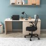 Newra skrivbord 180 x 47 cm - Furu/beige