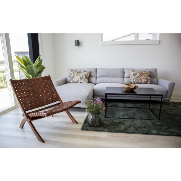 Fauteuil Perugia - Marron/teck Fauteuil Perugia - Marron/teck