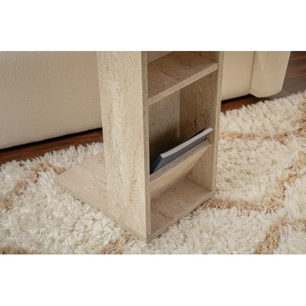 Filinta sidobord - Travertin