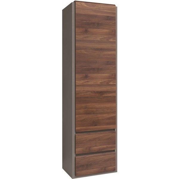 Runsala garderob - Valnöt/grå Runsala garderob - Valnöt/grå