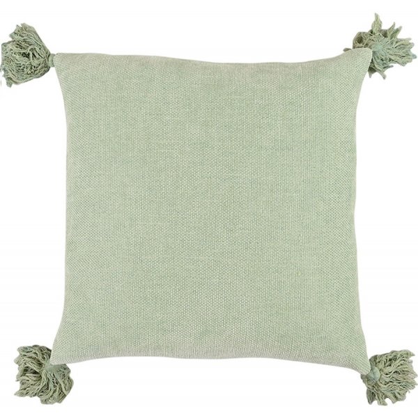 Tassle kuddfodral 45x45 cm - Green