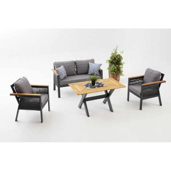 Capella loungegrupp - Antracit