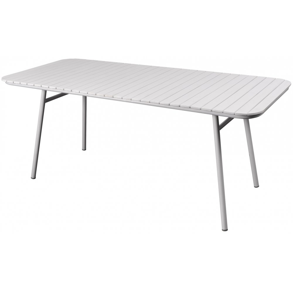 Holmsund bord runt 180x80 cm vit - Utematbord, Utebord, Utemöbler