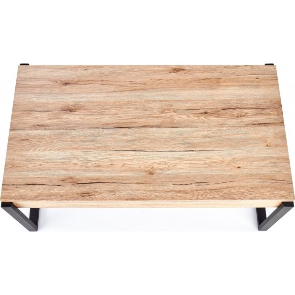 Vincent soffbord 110 x 64 cm - Ek/svart Vincent soffbord 110 x 64 cm - Ek/svart