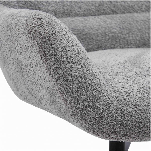 Fauteuil Bescia - Gris fonc
