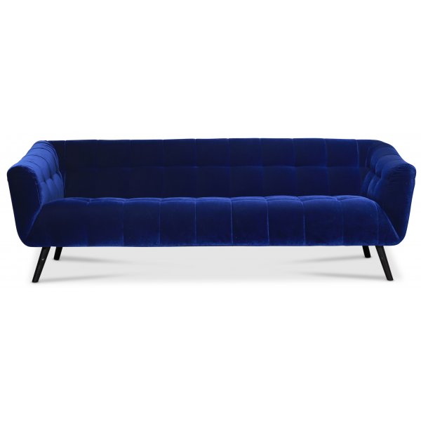 Soffa Belgravia 3-sits - Bl� sammet