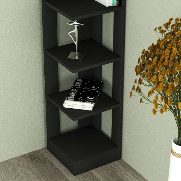 Bambu bokhylla - Antracit Bambu bokhylla - Antracit