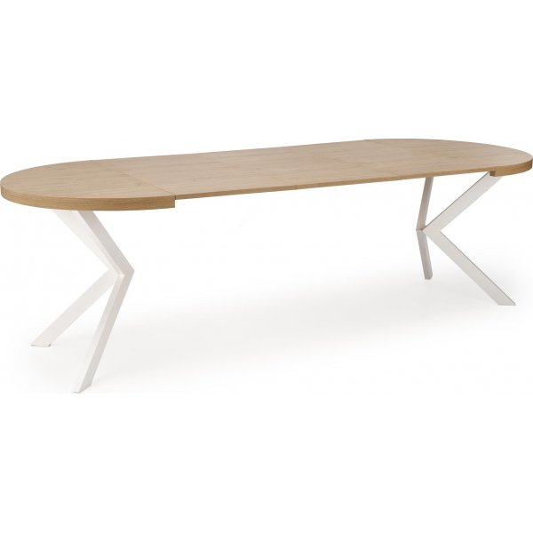 Table  manger Nastro 100-250 cm - Chne/blanc