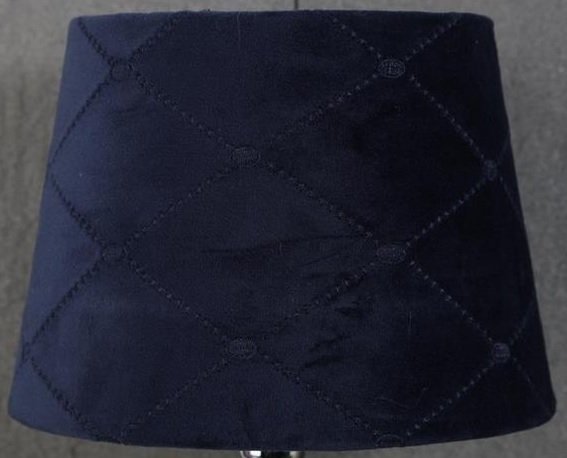 Velvet Diamond lampskrm 20 cm - Mrkbl