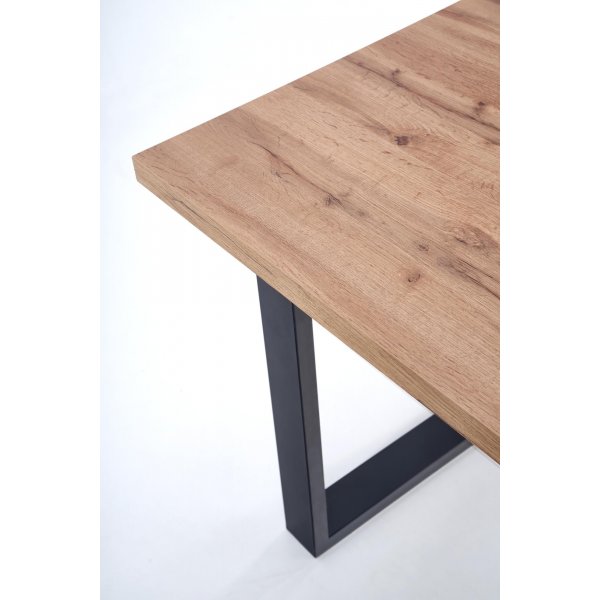 Table à manger Kasady 135-185 cm - Chêne Wotan/noir Table à manger Kasady 135-185 cm - Chêne Wotan/noir
