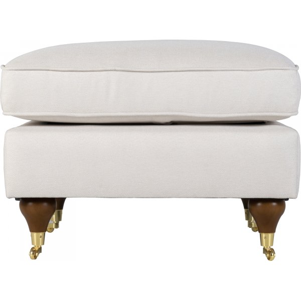 Fotpall Howard i beige tyg - Watford Deluxe Fotpall Howard i beige tyg - Watford Deluxe