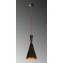 Elmas plafondlamp 3541 - Zwart/rood