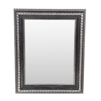 Brage spegel - Svart/silver/tr - 30x40 cm