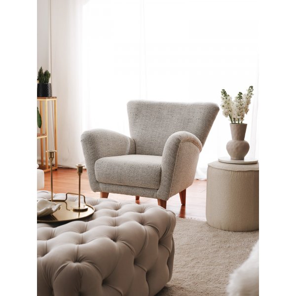 Fauteuil Teddy - Gris