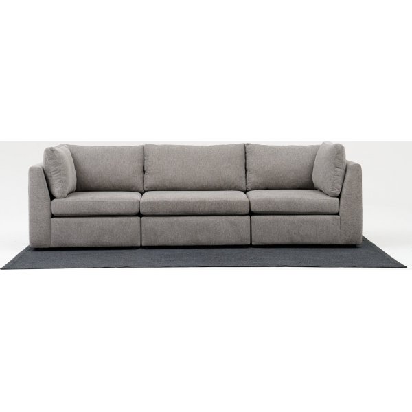 Mottona 3-sits soffa - Ljusgrå Mottona 3-sits soffa - Ljusgrå
