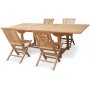 Edenryd matgrupp innehllande matbord 160-210 cm inkl 4 st Edenryd stolar - Teak