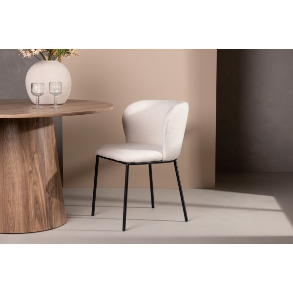 Edina matstol - Svart/vit Edina matstol - Svart/vit