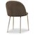 Tiffany velvet stol - Brun/Mssing