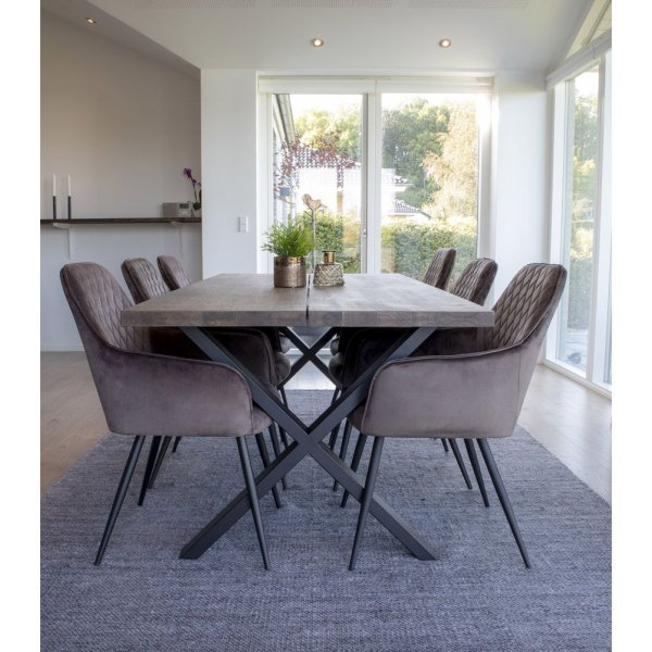 Utah matta - Grafit grå - 200x300 Utah matta - Grafit grå - 200x300